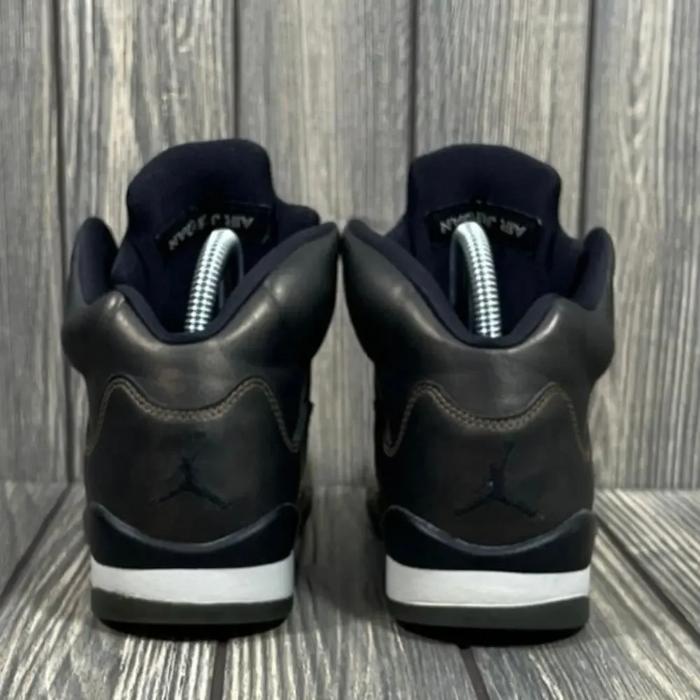 Nike Air Jordan‎ 5 Premium Retro Heiress Camo Metallic Bronze Shoes Sz 5.5Y Wm 7